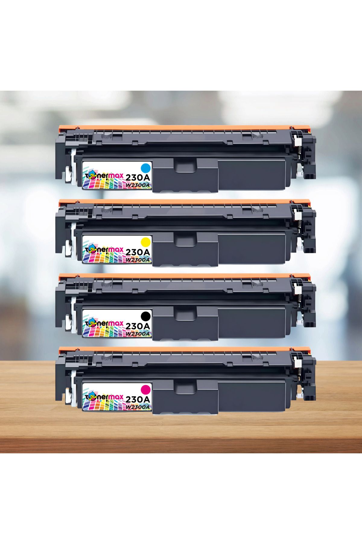 tonermax Hp Color LaserJet Pro 4203dn Muadil Toner Takımı - Çipli / 230A / W2300A