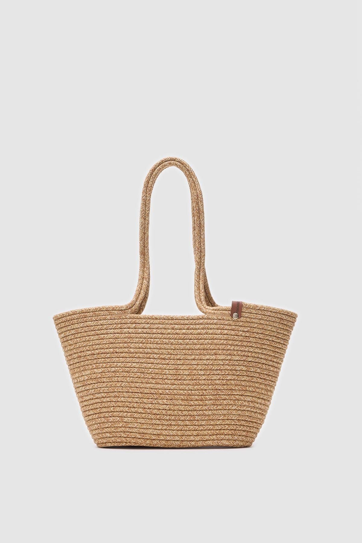 BagFlower Hera Handmade Hasır Omuz Çantası