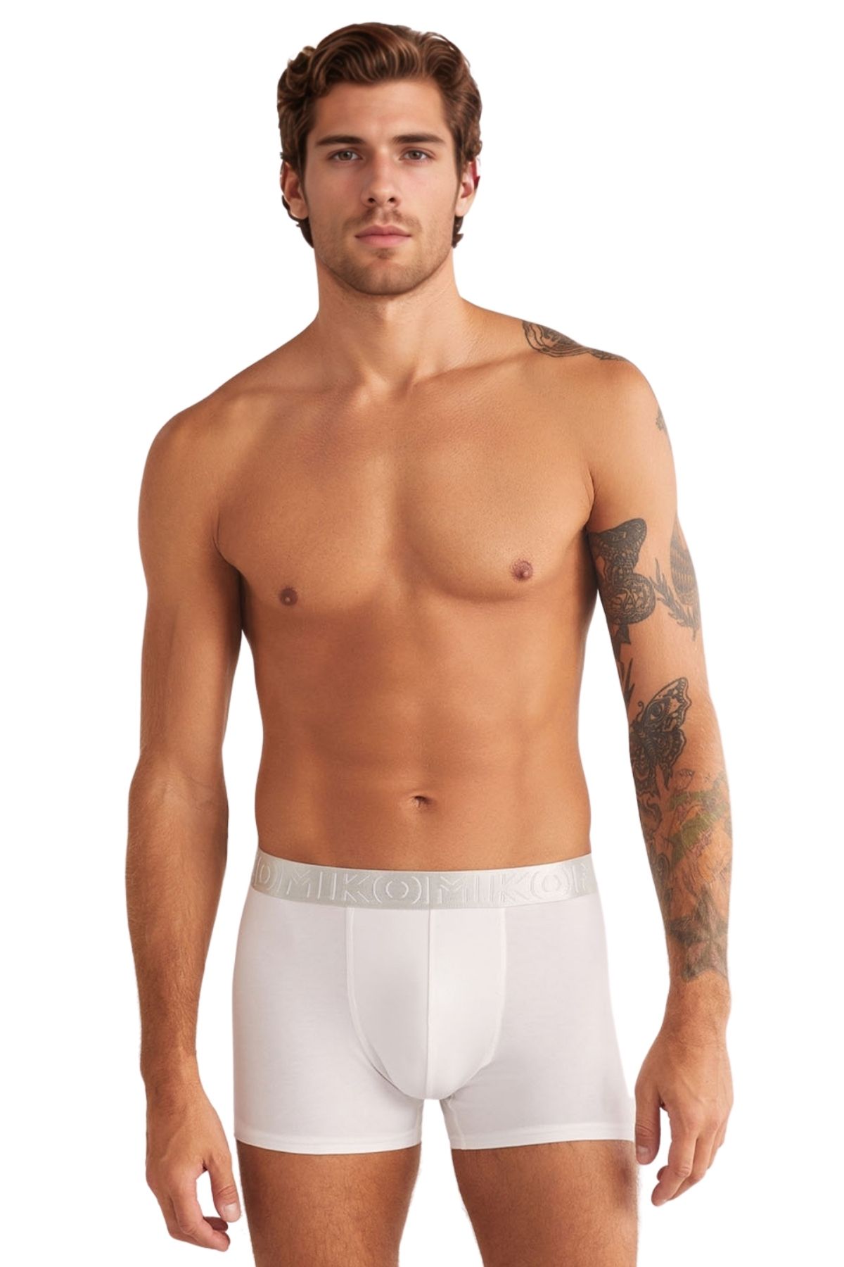 Kom Erkek Lastikli Bel Dar Paça 3'lü Boxer