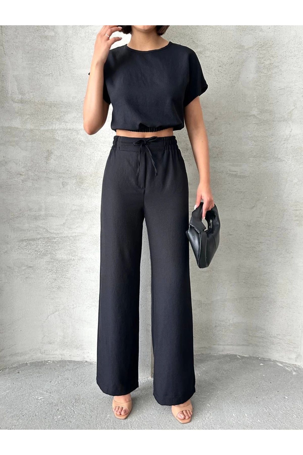 MODA Bluz pantolon takım