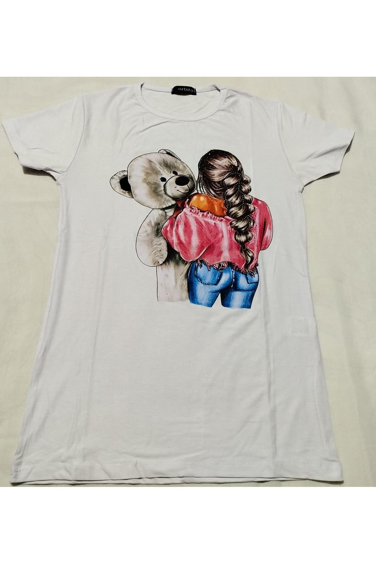 e-Btk Giyim Baskılı Yuvarlak Yaka T-Shirt