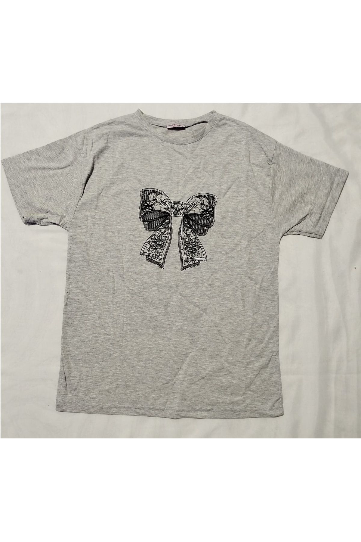 e-Btk Giyim Yuvarlak Yaka Oversize T-Shirt