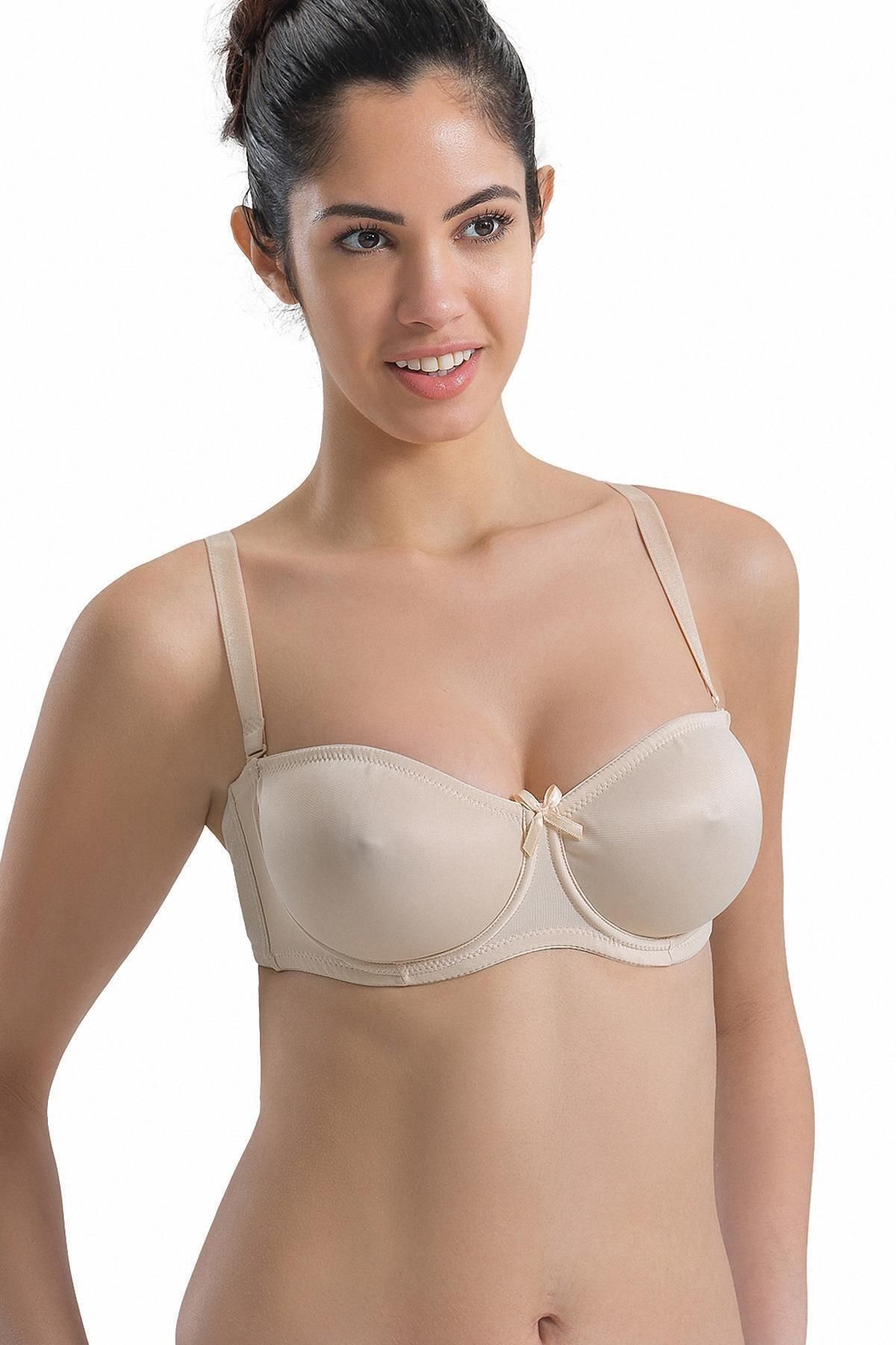 ASFSTORE TEN MI Emay 159 C Balenli Straplez Toparlayıcı Sütyen
