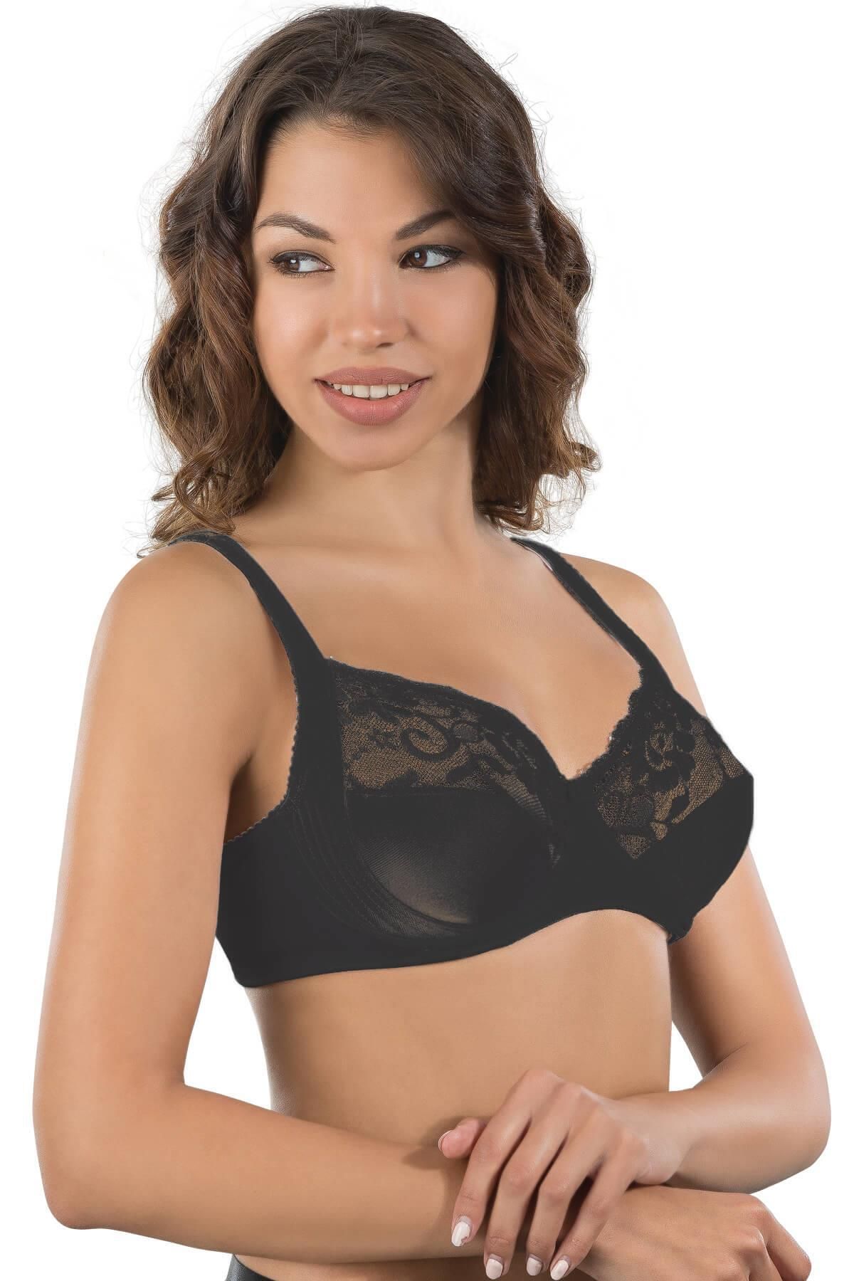 ASFSTORE SİYAH MI Emay 165 B Balenli Toparlayıcı Sütyen