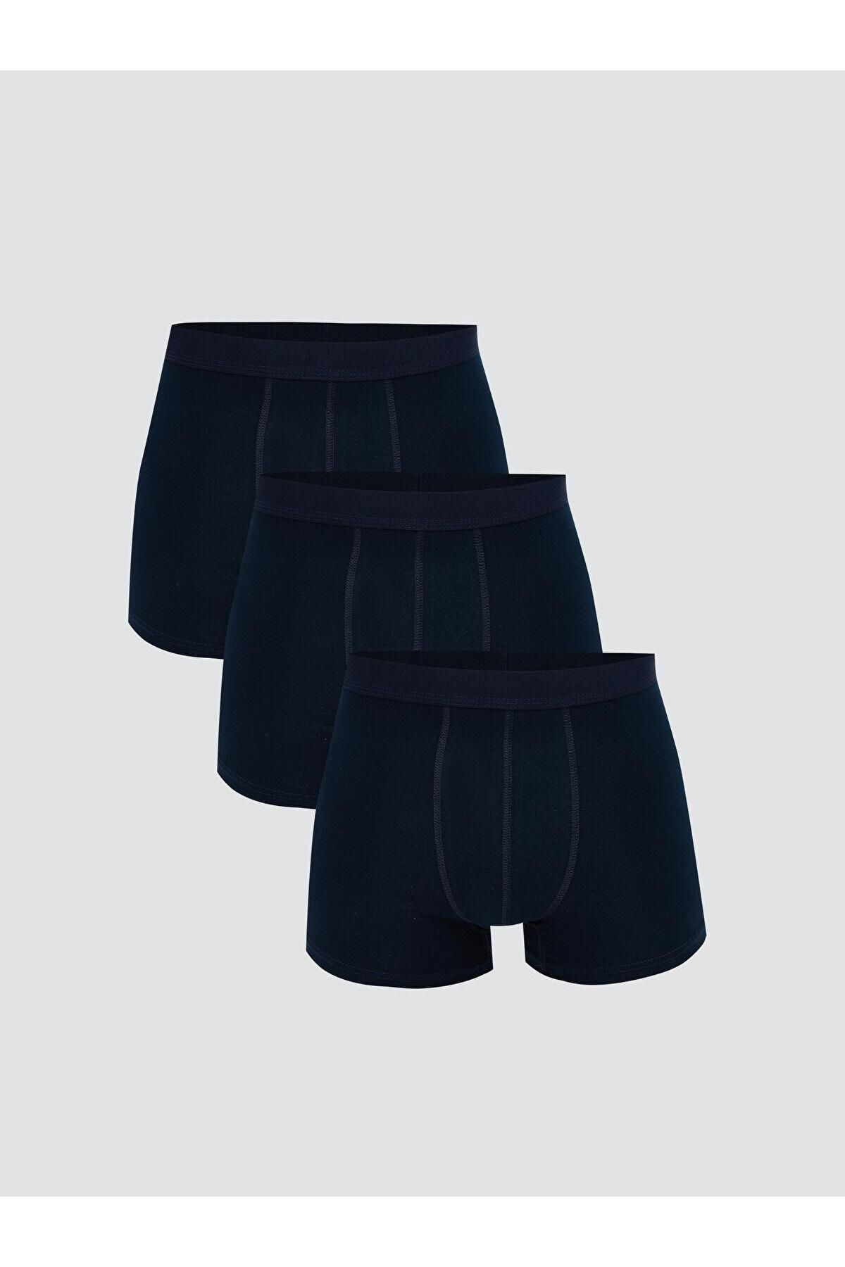 LC Waikiki Standart Kalıp Pamuklu Esnek Erkek Boxer 3'lü (S5)