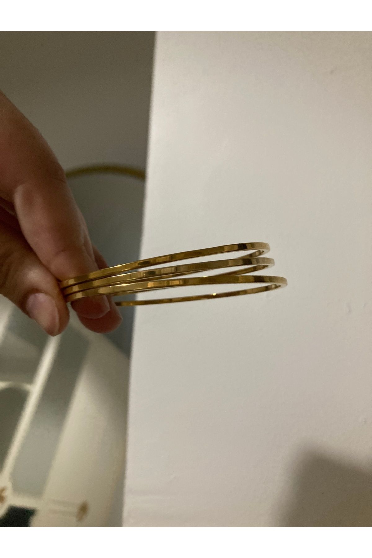 ırmco Anneler Günü Hediyelik AJDA BİLEZİK 14 AYAR ALTIN KAPLAMA AJDA BİLEZİK 3 ADET GOLD
