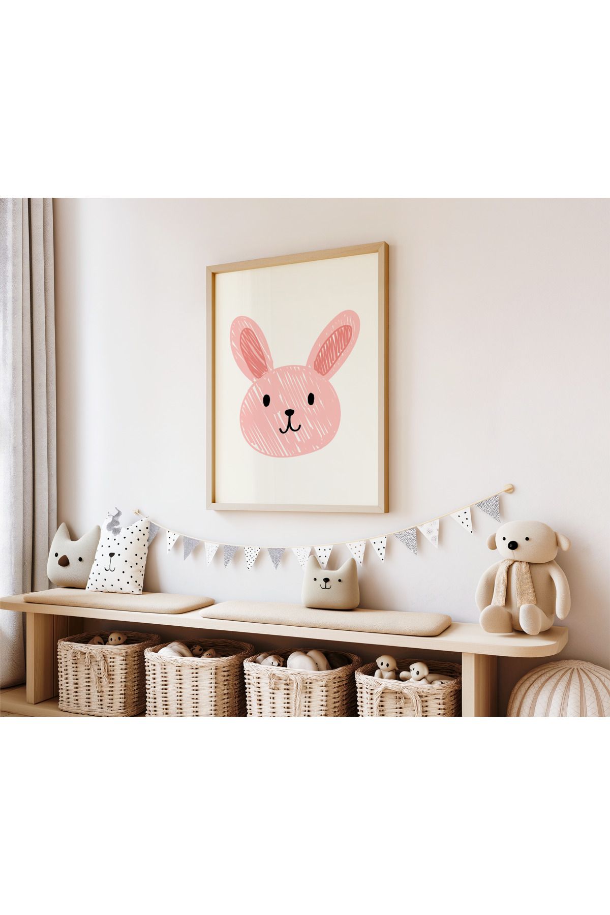 DES VU PRINT Çocuk Odası Posteri, Hayvan Temalı Çocuk Odası Çerçevesiz Poster, Çocuk Odası Dekor