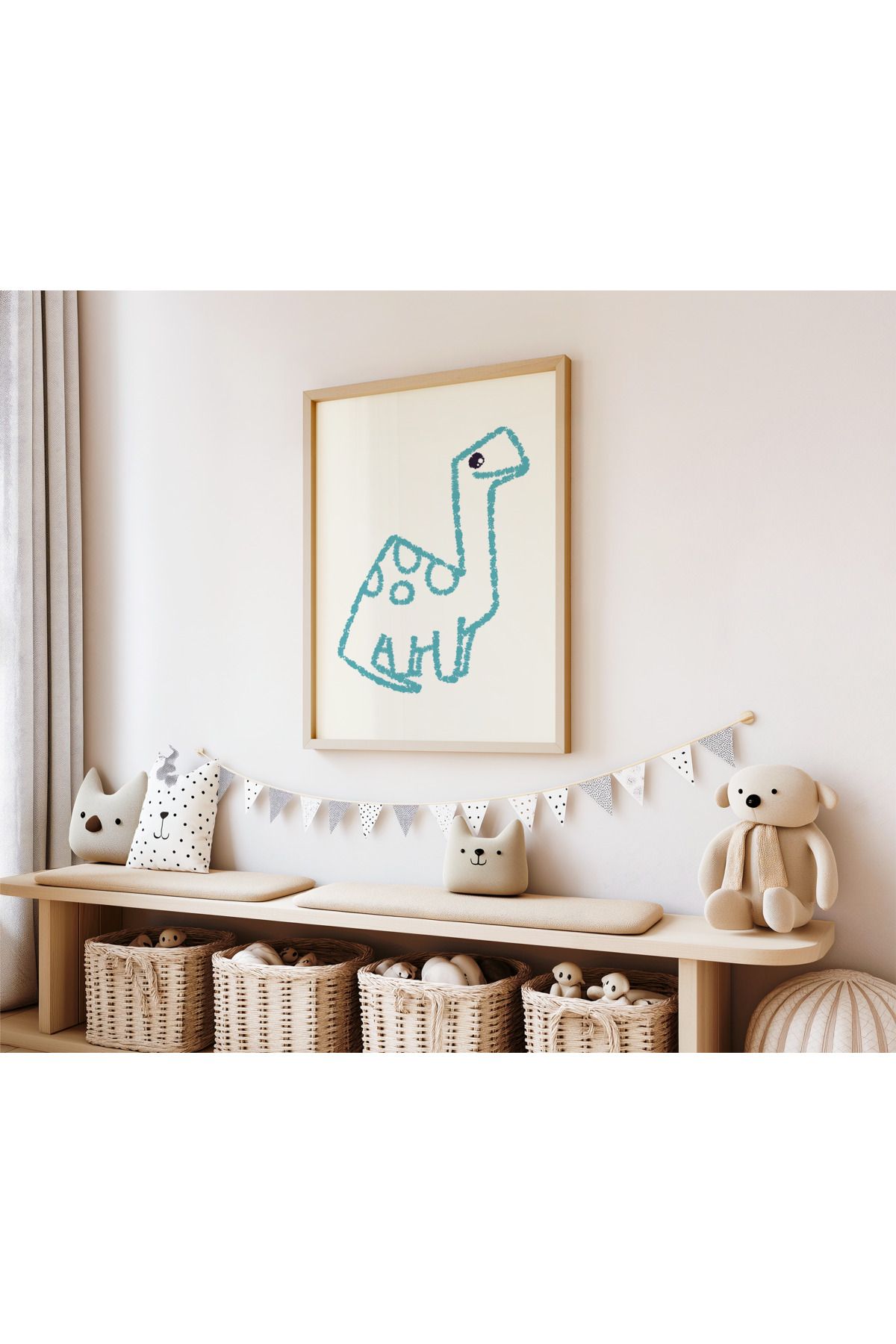 DES VU PRINT Çocuk Odası Posteri, Hayvan Temalı Çocuk Odası Çerçevesiz Poster, Çocuk Odası Dekor