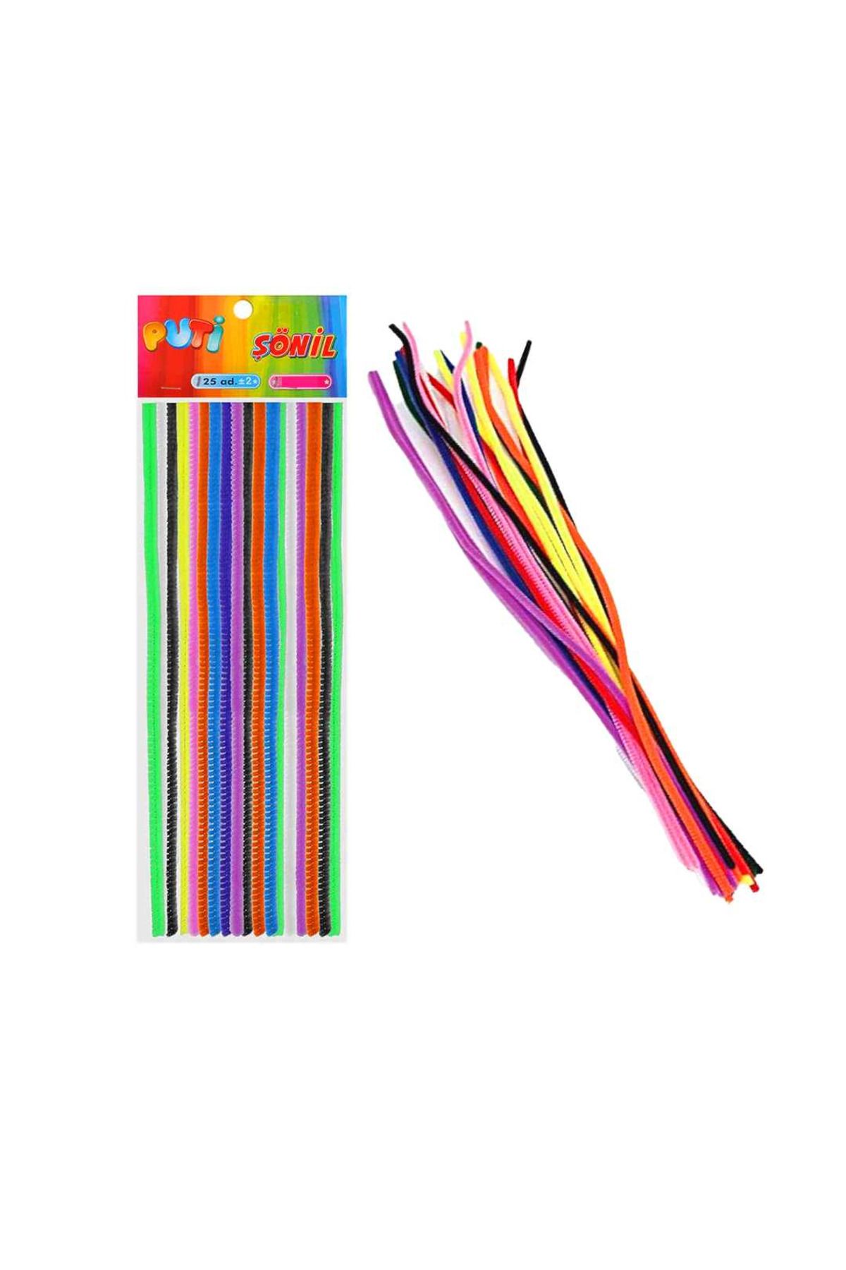 Puti ŞÖNİL 30 CM DÜZ 25 Lİ 20 PK