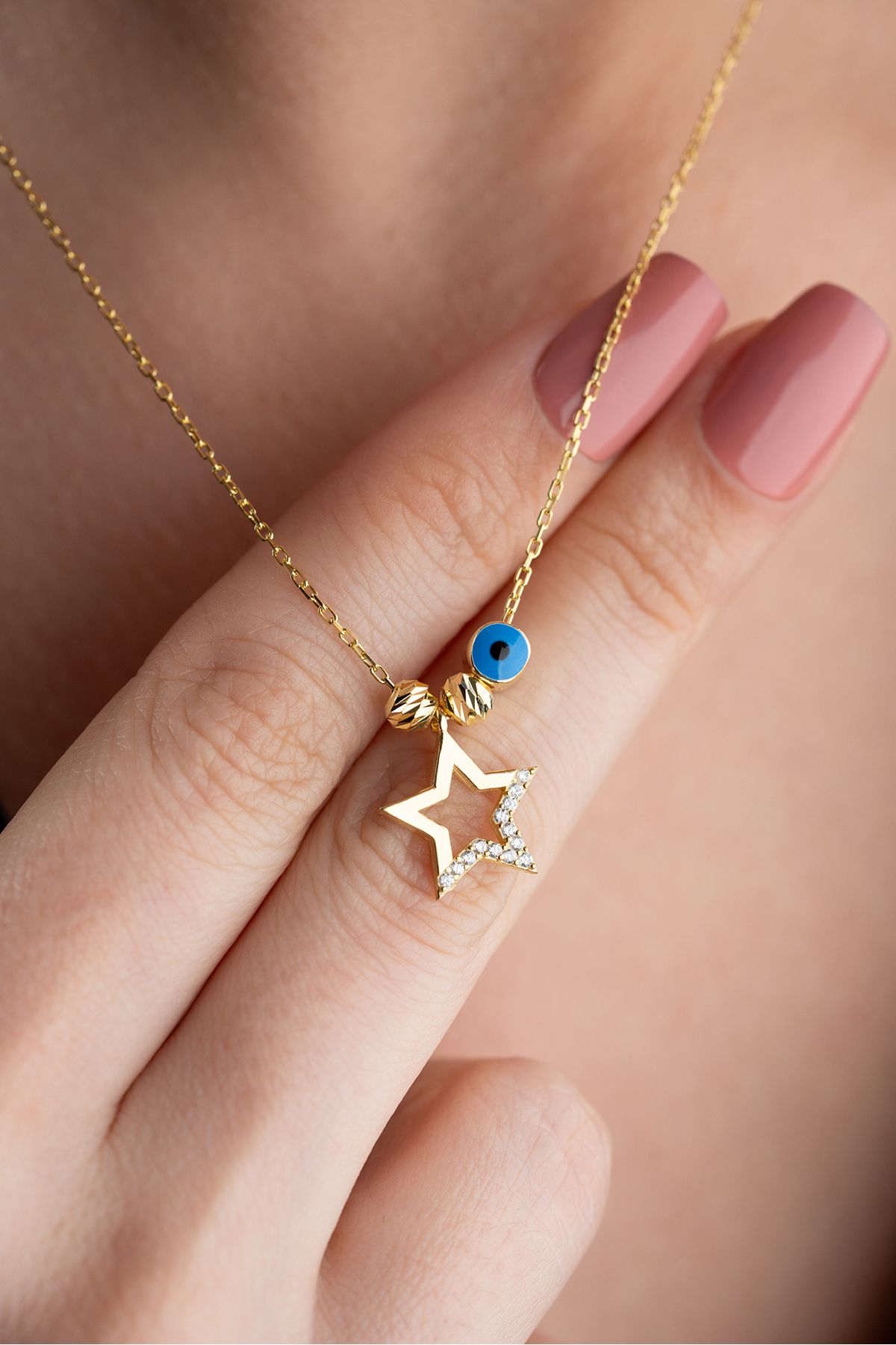 Silvano Jewelry 925 Ayar Gümüş Yıldız Kolye