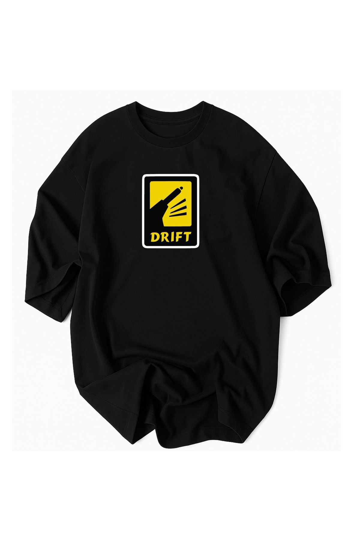 Racıng Motorsport Yarış Tema Baskılı %100 Pamuklu Oversize Tshirt tişört