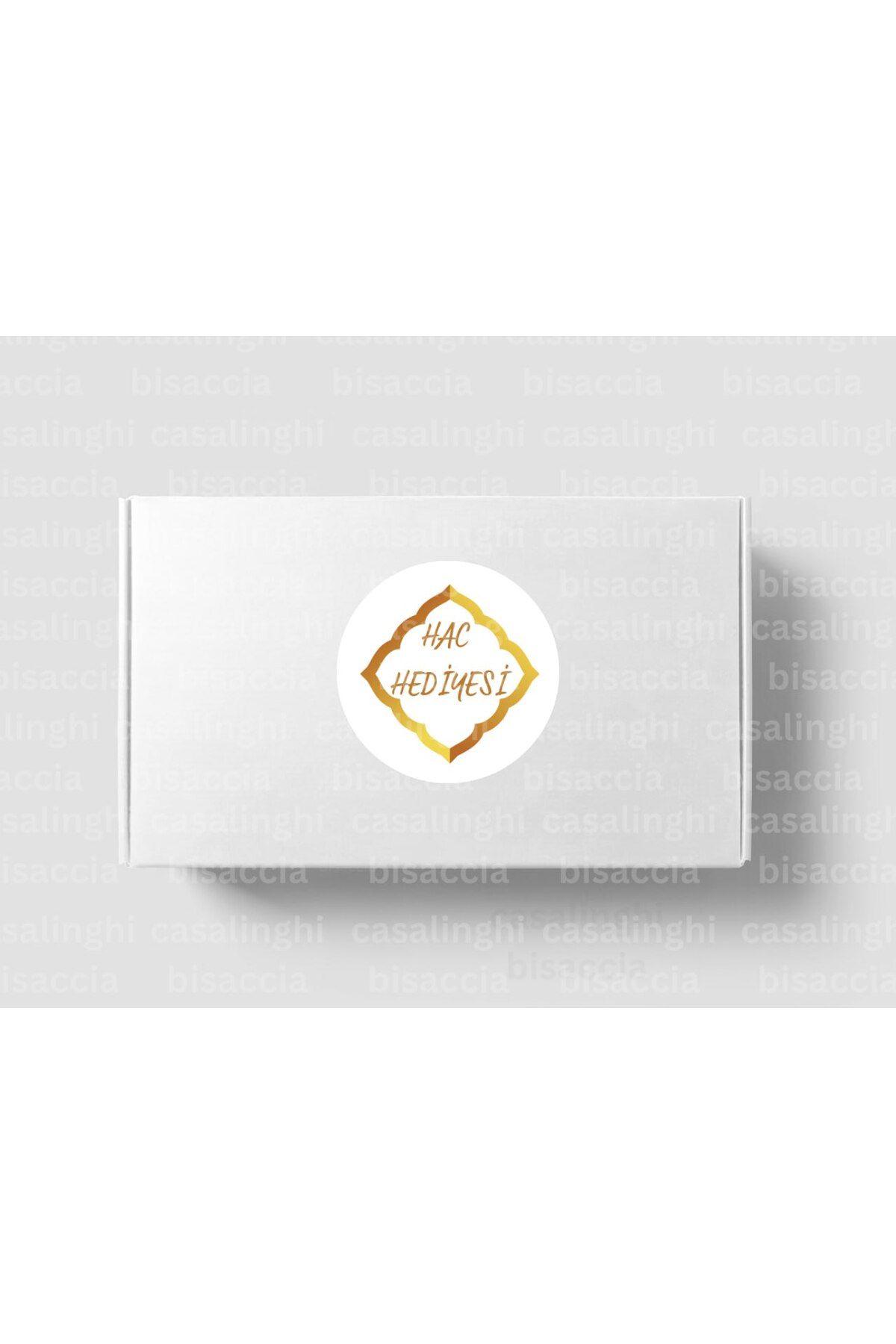 CASALINGHI Hac Hediyesi Etiketi Allah Kabul Etsin Yuvarlak Mat Sticker Zamzam Hajj Umrah 4 Cm (90 Adet)