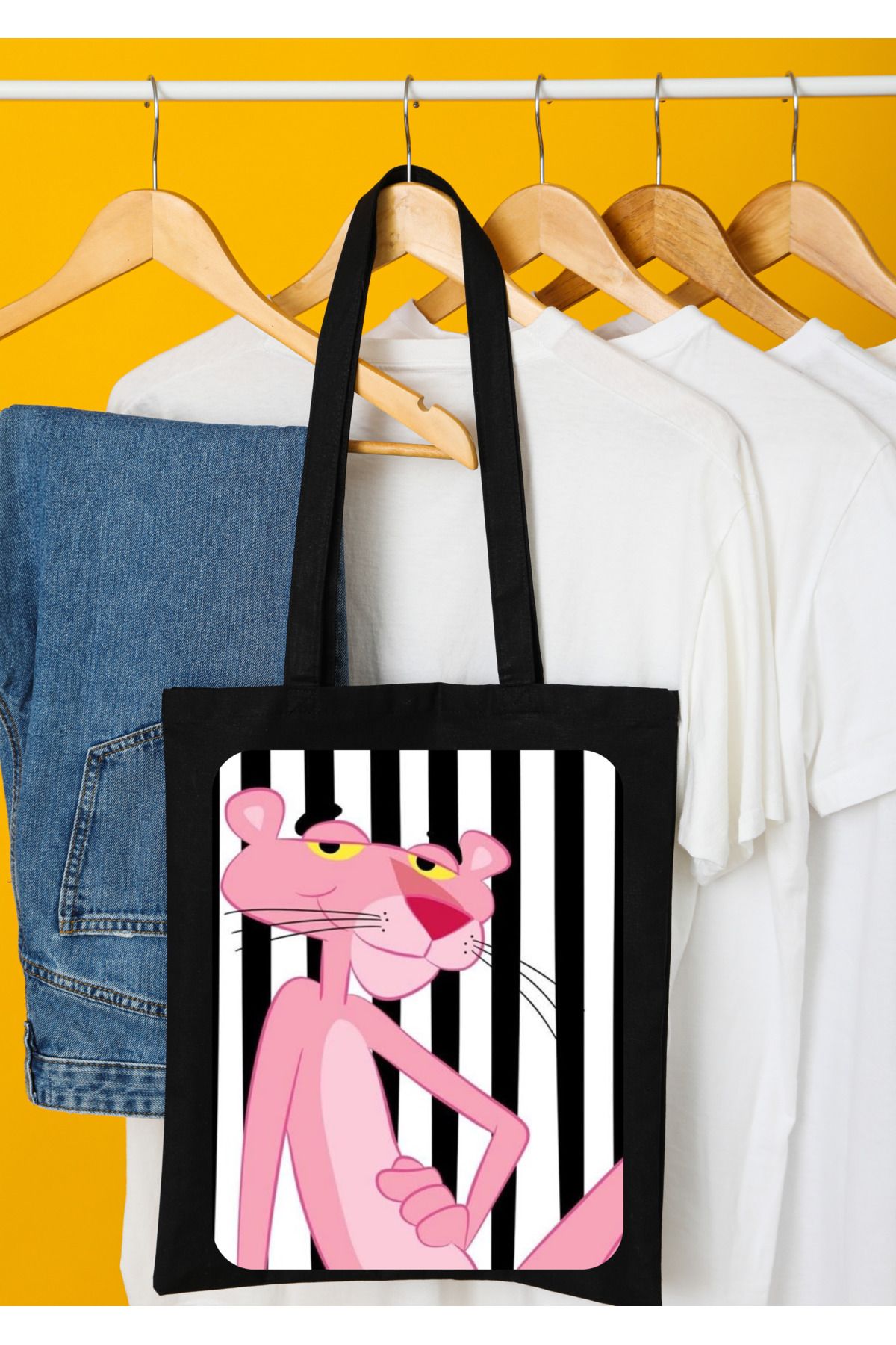 WHB 35x40 -Tote Bag, Grocery or School Bag, Reusable & Foldable .Bez Çanta, pazar Çantası, Kitap Çantası