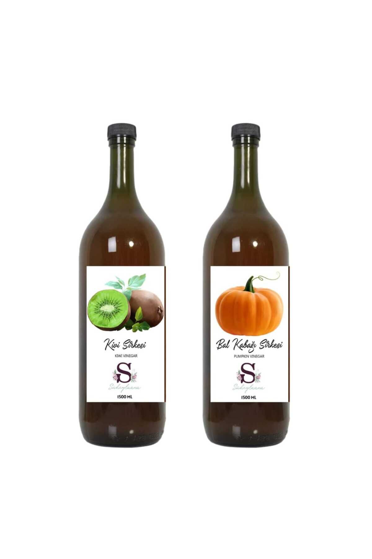 Süheylaana Doğal Kivi Sirkesi 1500 Ml - Doğal Bal Kabağı Sirkesi 1500 Ml