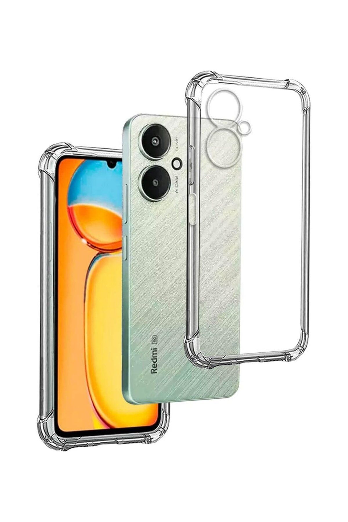 Di Aksesuar Köşe Korumalı Antishock Airbag Xiaomi Redmi 13C