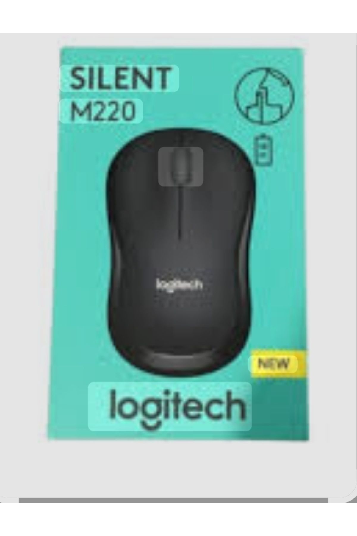 ALFA AKSESUAR 03 M220 sessiz USB Alıcılı kompakt kablosuz mouse - siyah