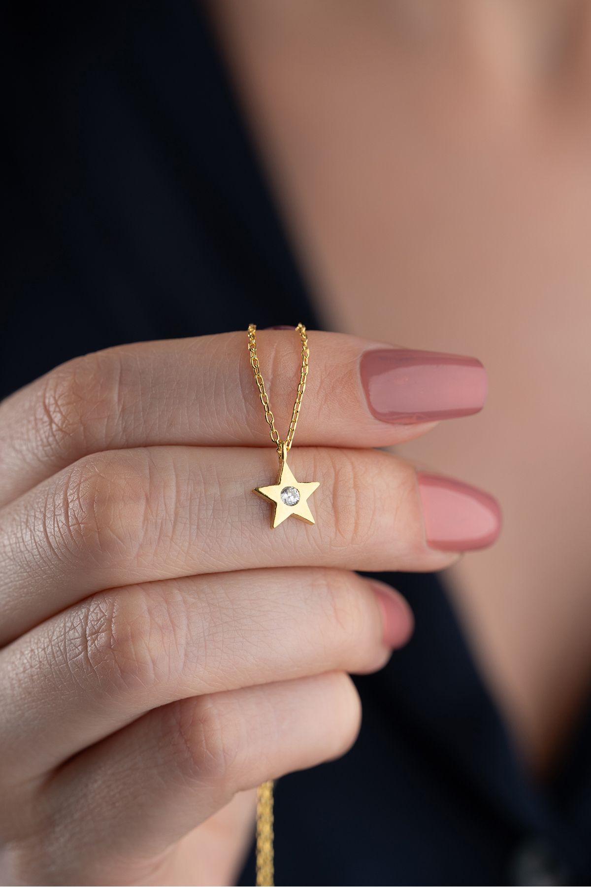 Silvano Jewelry 925 Ayar Gümüş Yıldız Kolye