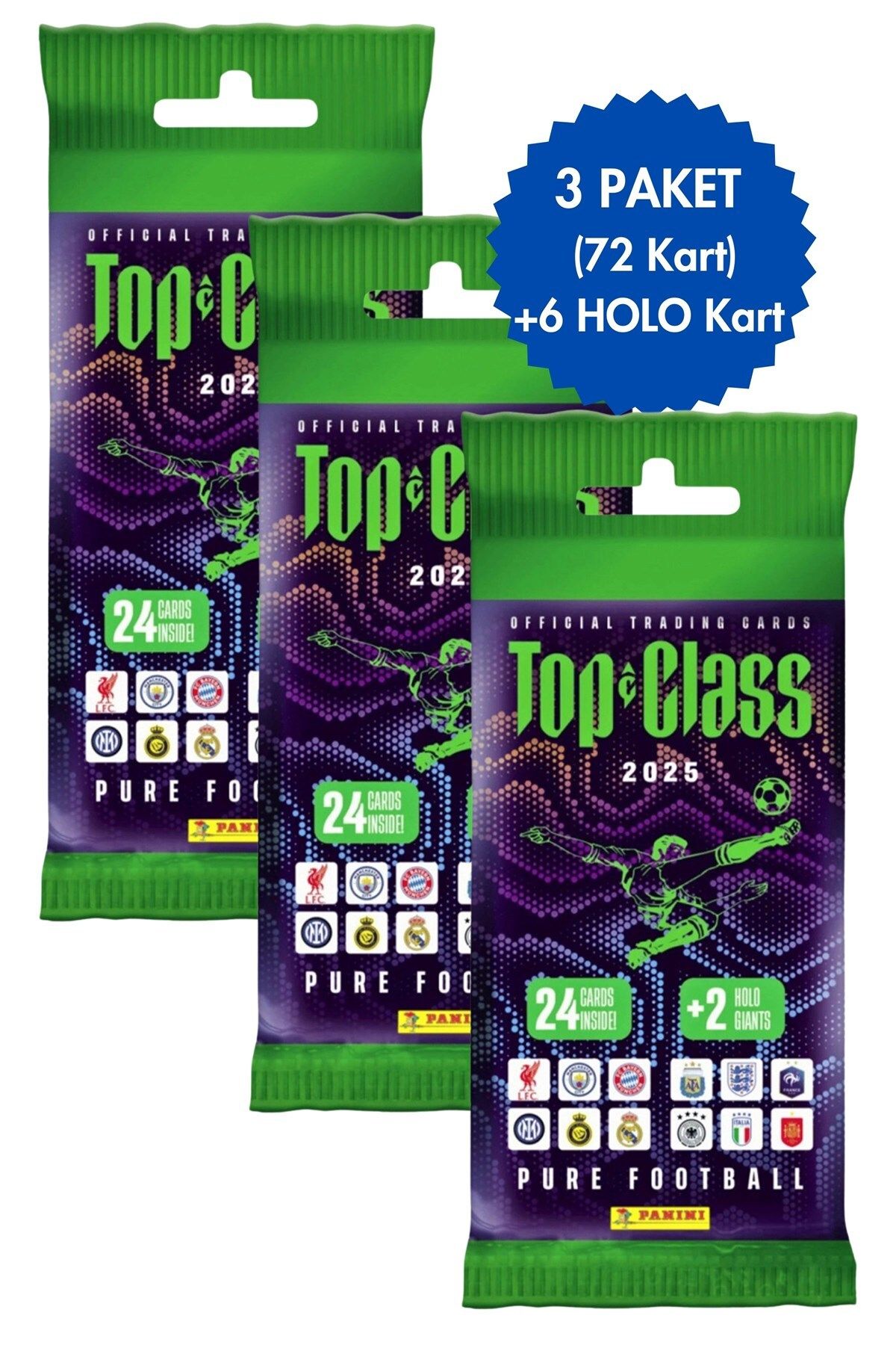 Toyika Panini Top Class Fat Pack 2025 72 Kart + 6 Holo Kart