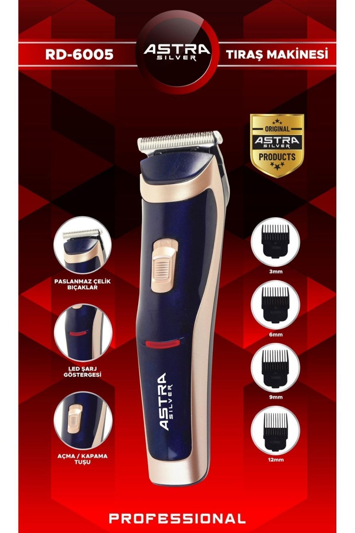 AstraSilver Tıraş Makinesi