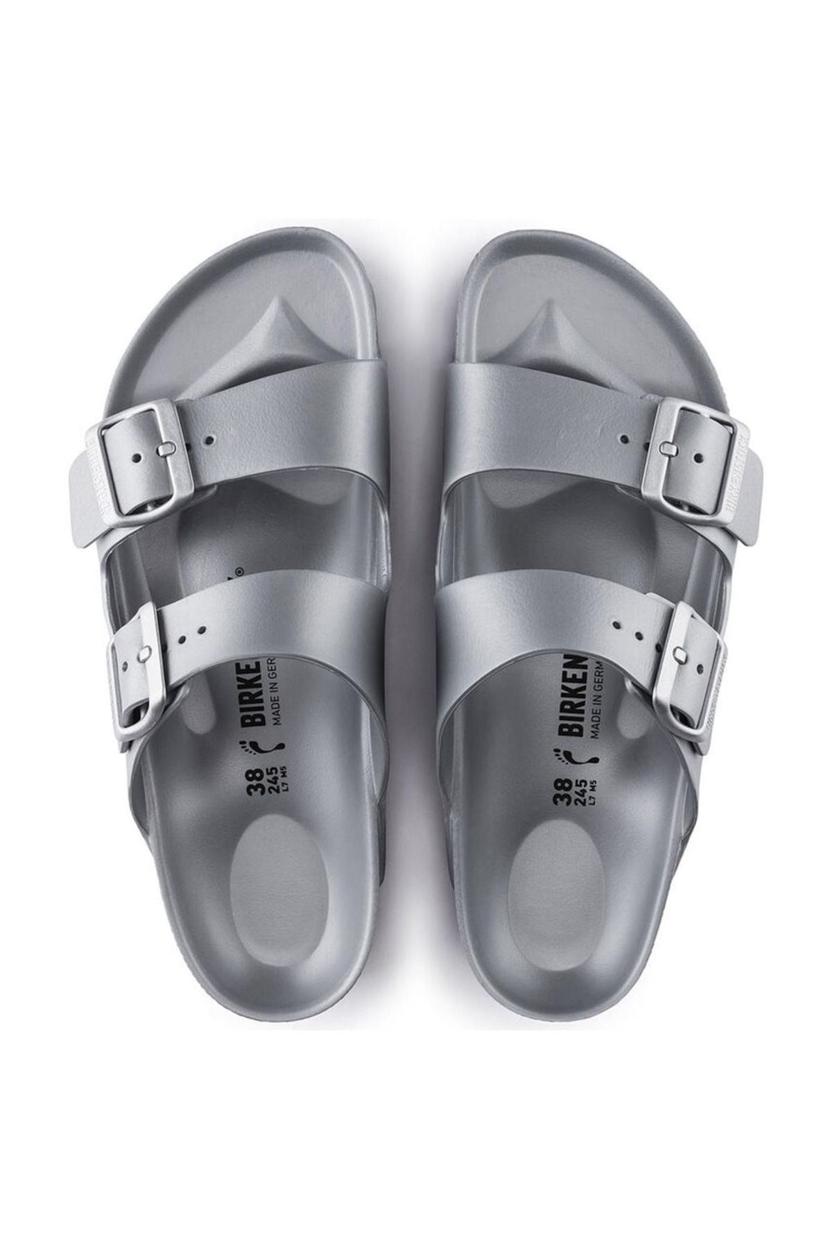 Birkenstock-Papuci pentru bărbați Arizona Eva Metallic 3