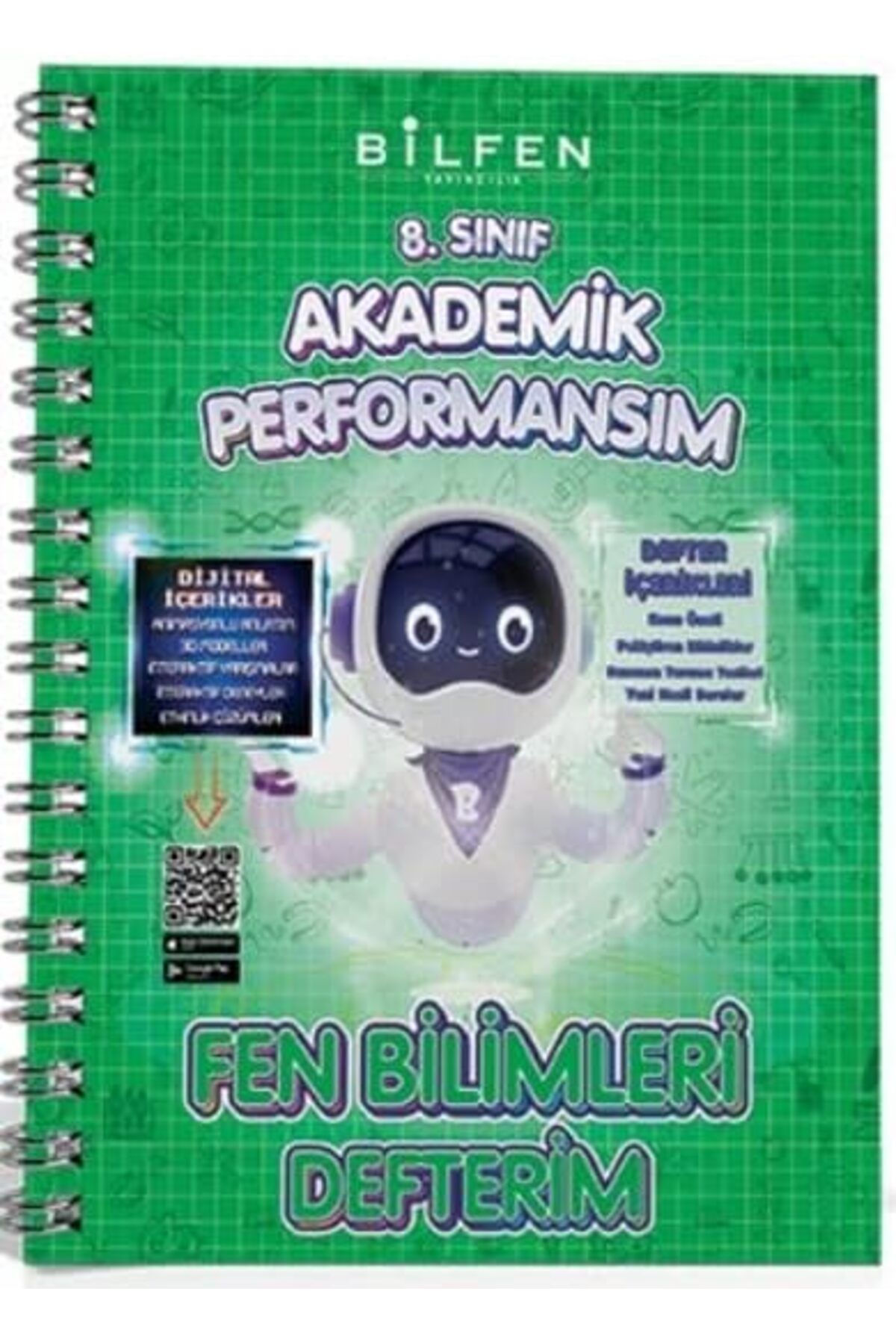 STOREMAX cmllashop Bilimleri 8 Akademik Performansım Defterim Bilfen Yayıncılık 542093