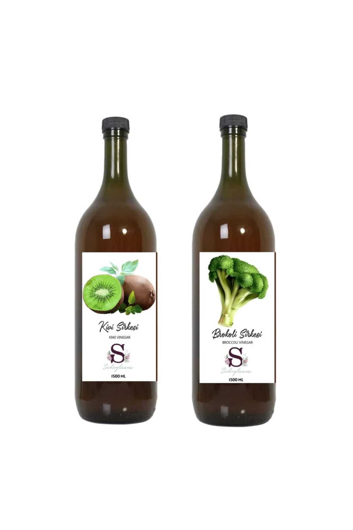 Süheylaana Doğal Kivi Sirkesi 1500 Ml - Doğal Brokoli Sirkesi 1500 Ml