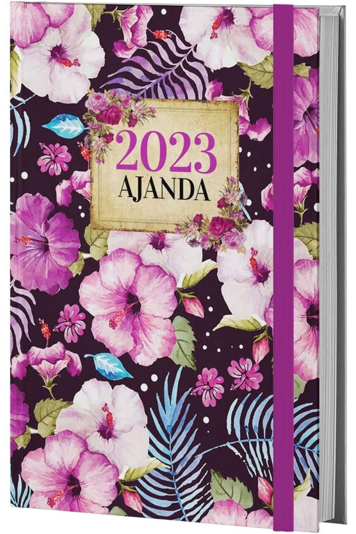 STOREMAX cmllashop Kitabevi Mor Kelebek Saklı Bahçe 2023 Ajanda, 13.5x21cm, 128 Sayfa, Ciltli 542093