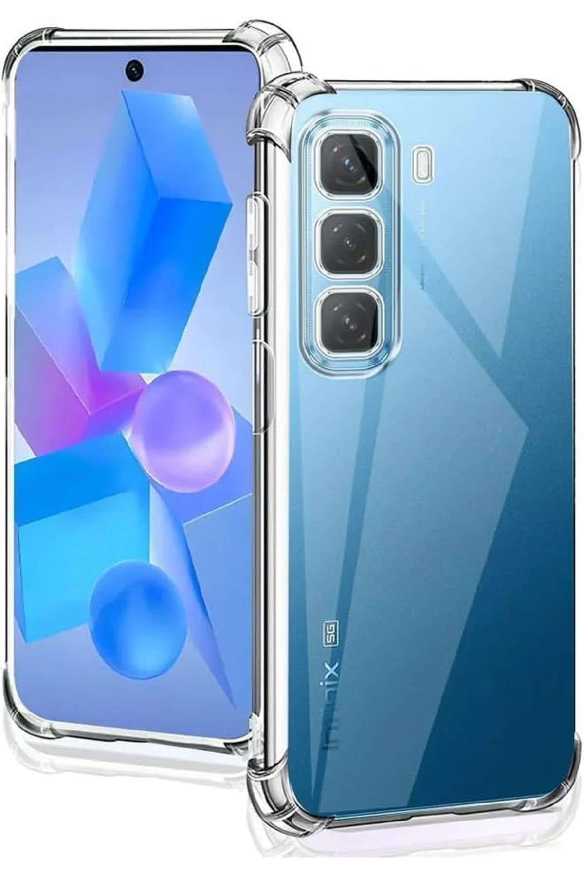 Di Aksesuar Köşe Korumalı Antishock Airbag İnfinix Hot 50