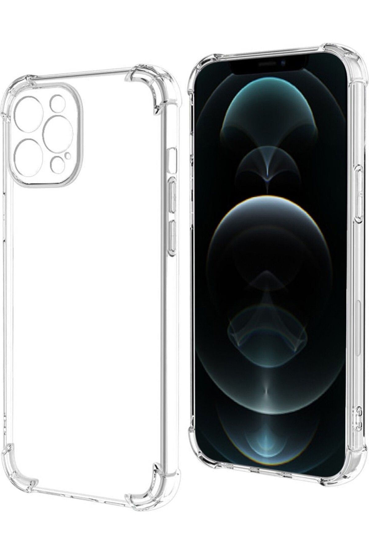 Di Aksesuar Köşe Korumalı Antishock Airbag iPhone 12 Pro Max