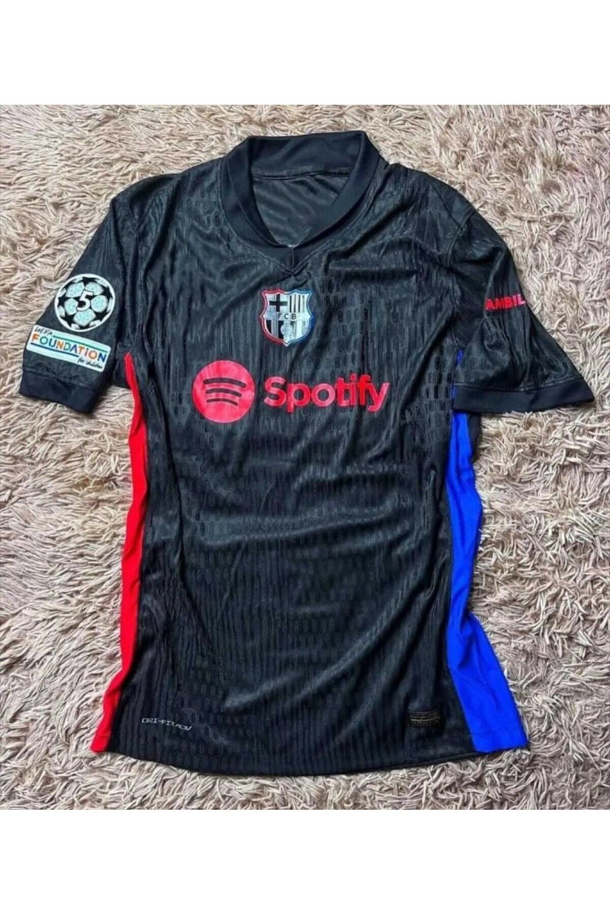 FRAGOLA F.c B.a.r.c.e.l.o.n.a 2024/25 Siyah Isimsiz Forması