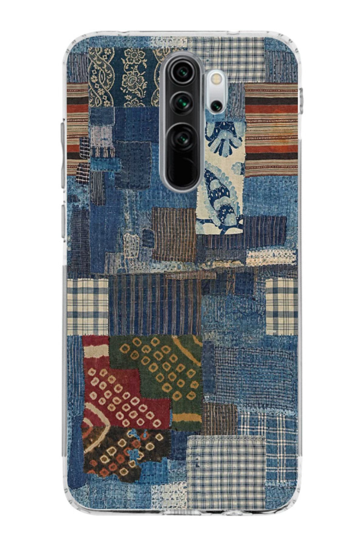 moonset Xiaomi Redmi Note 8 Pro Uyumlu Vintage Tasarımlı Baskılı Şeffaf Telefon Kılıfı