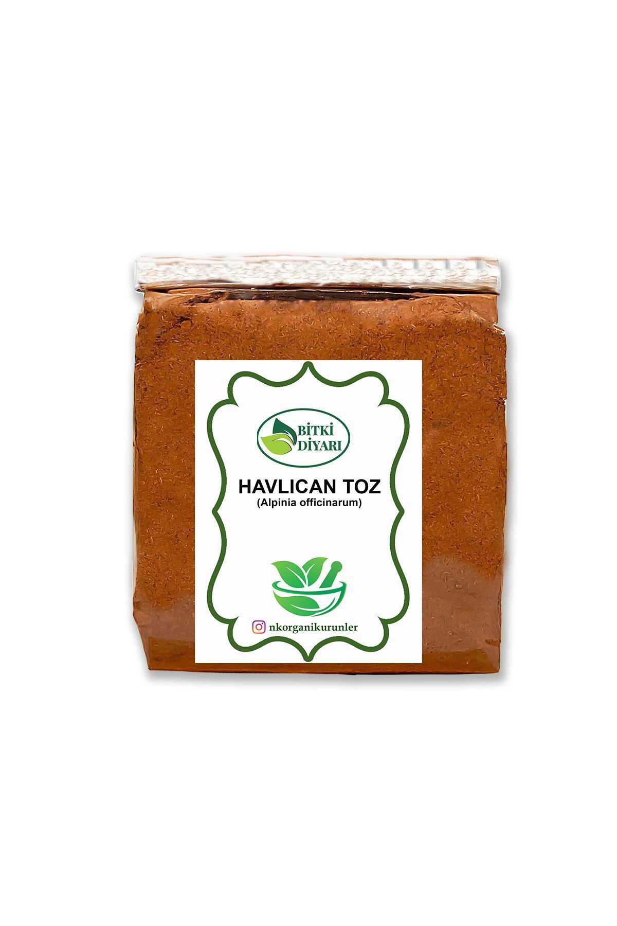 nk organik Havlıcan Toz (Alpinia officinarum) 100gr
