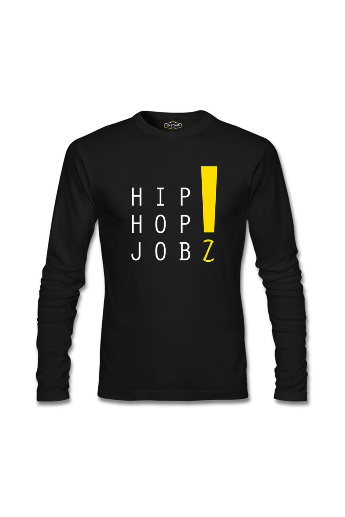 Lord T-Shirt Hip Hop Jobz Siyah Erkek Sweatshirt