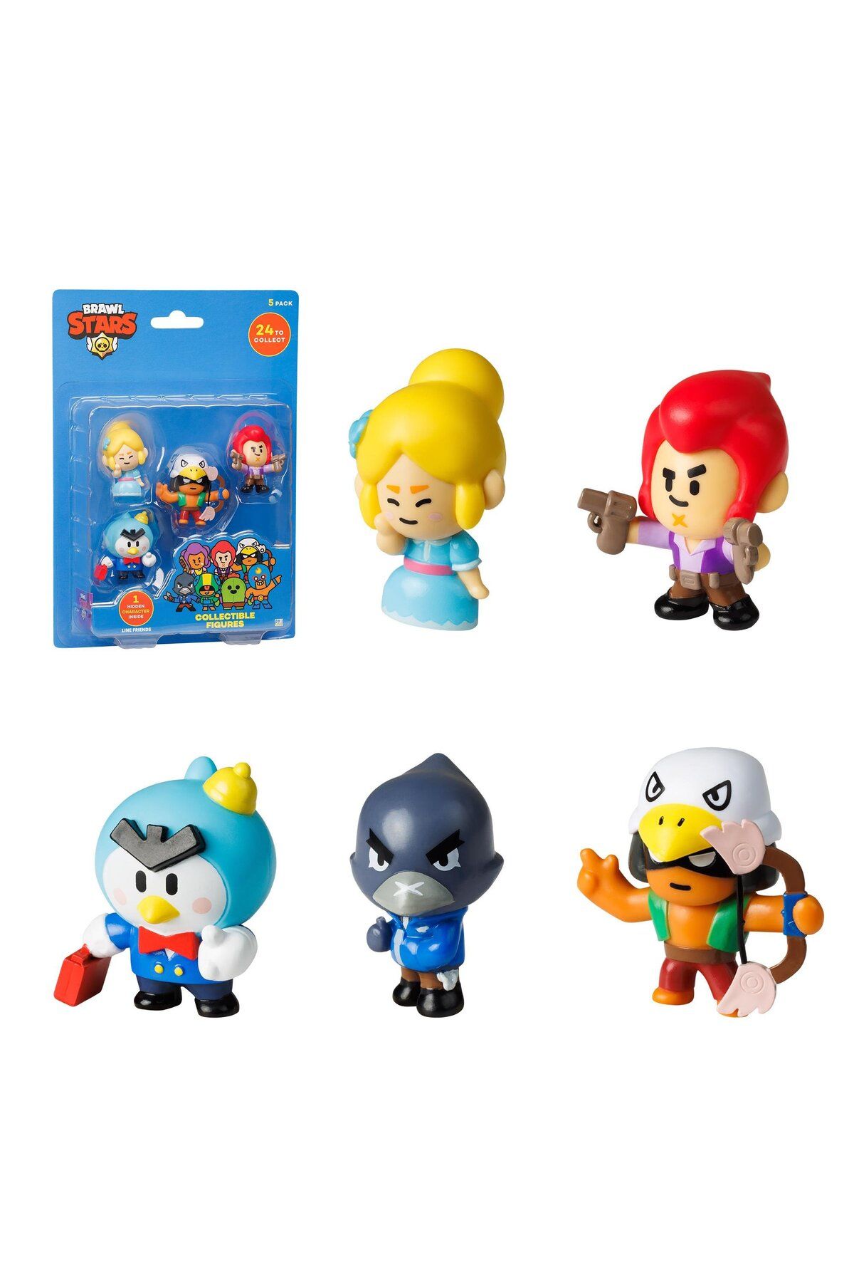 NECO TOYS Brawl Stars 5 li Figür Seti BRW2040 81186 Model 2