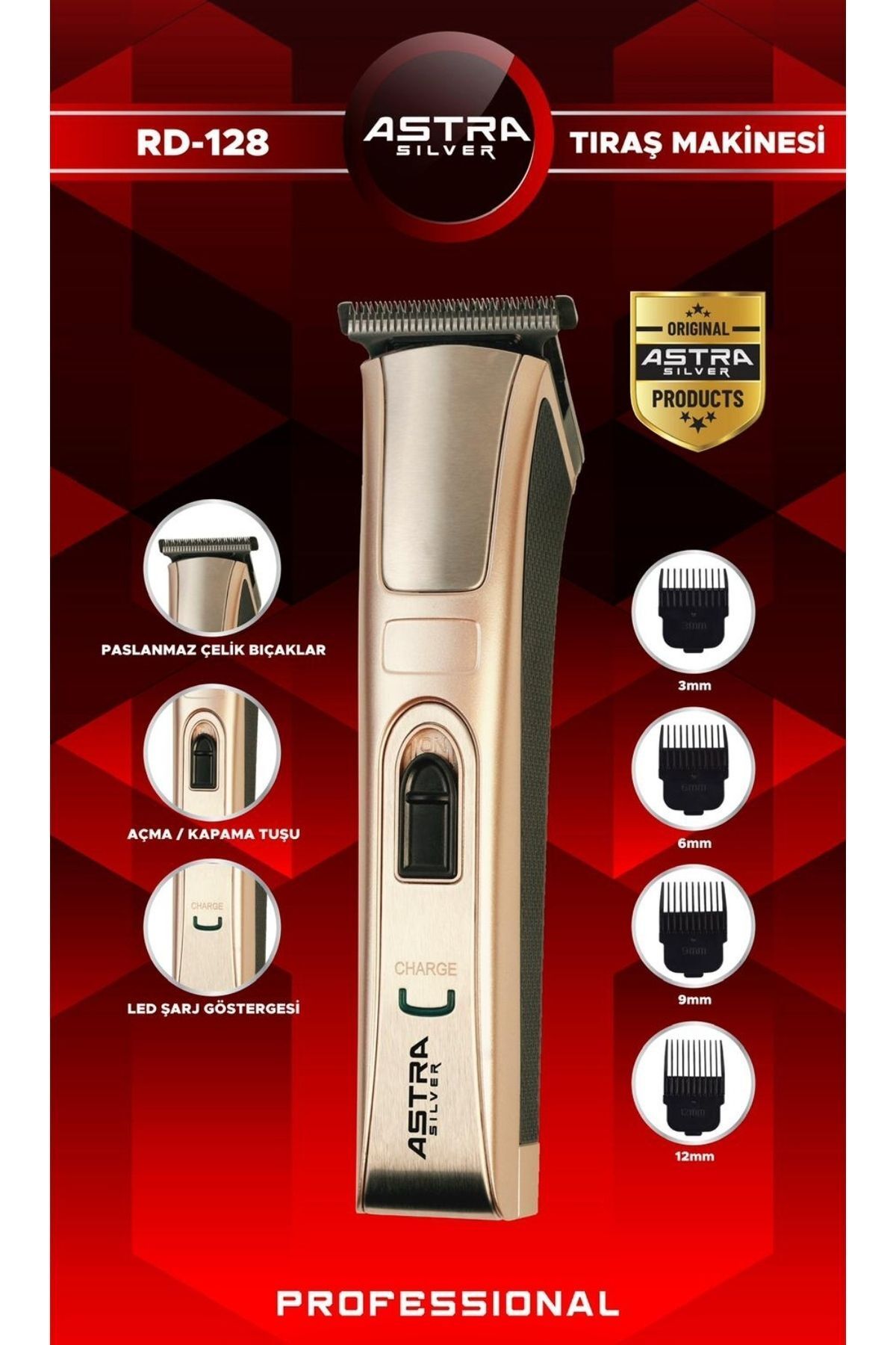 AstraSilver Tıraş Makinesi