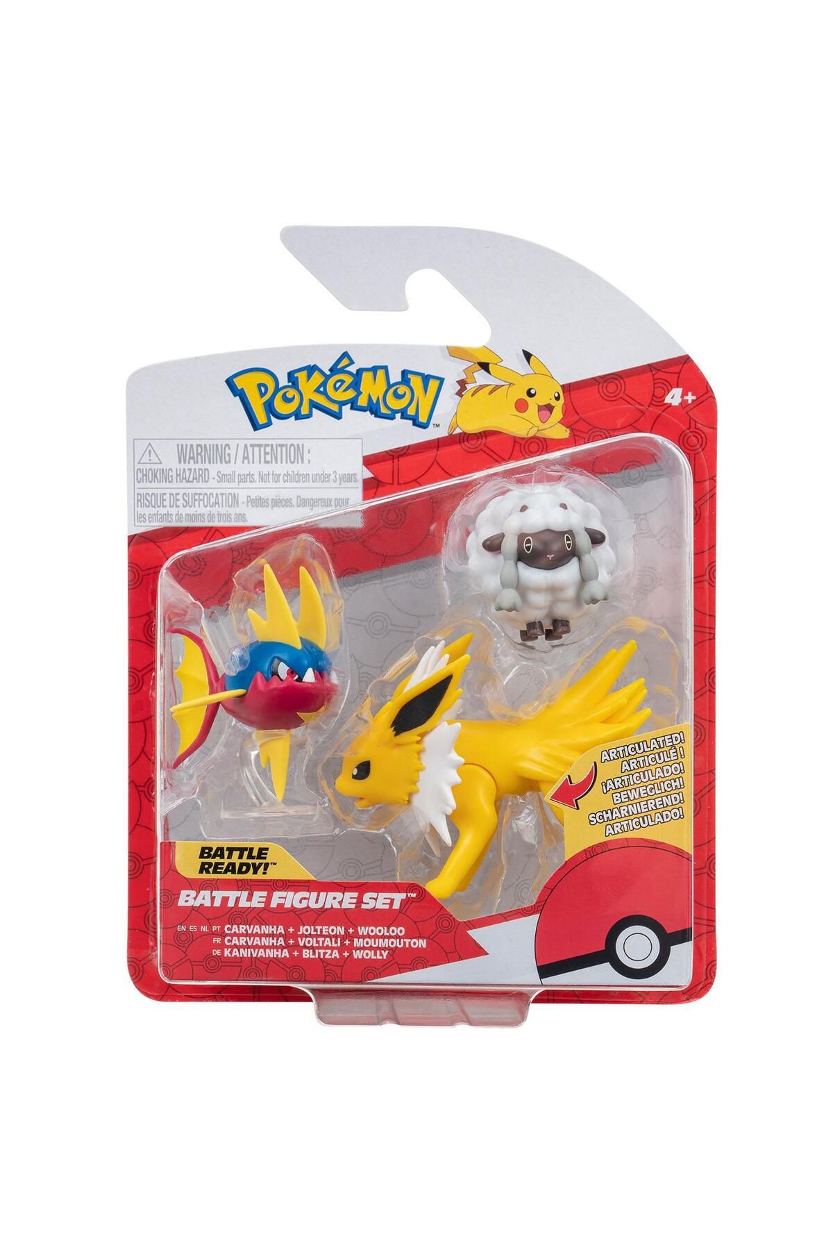 NECO TOYS Pokemon Battle 3'lü Figür Seti PKW3050