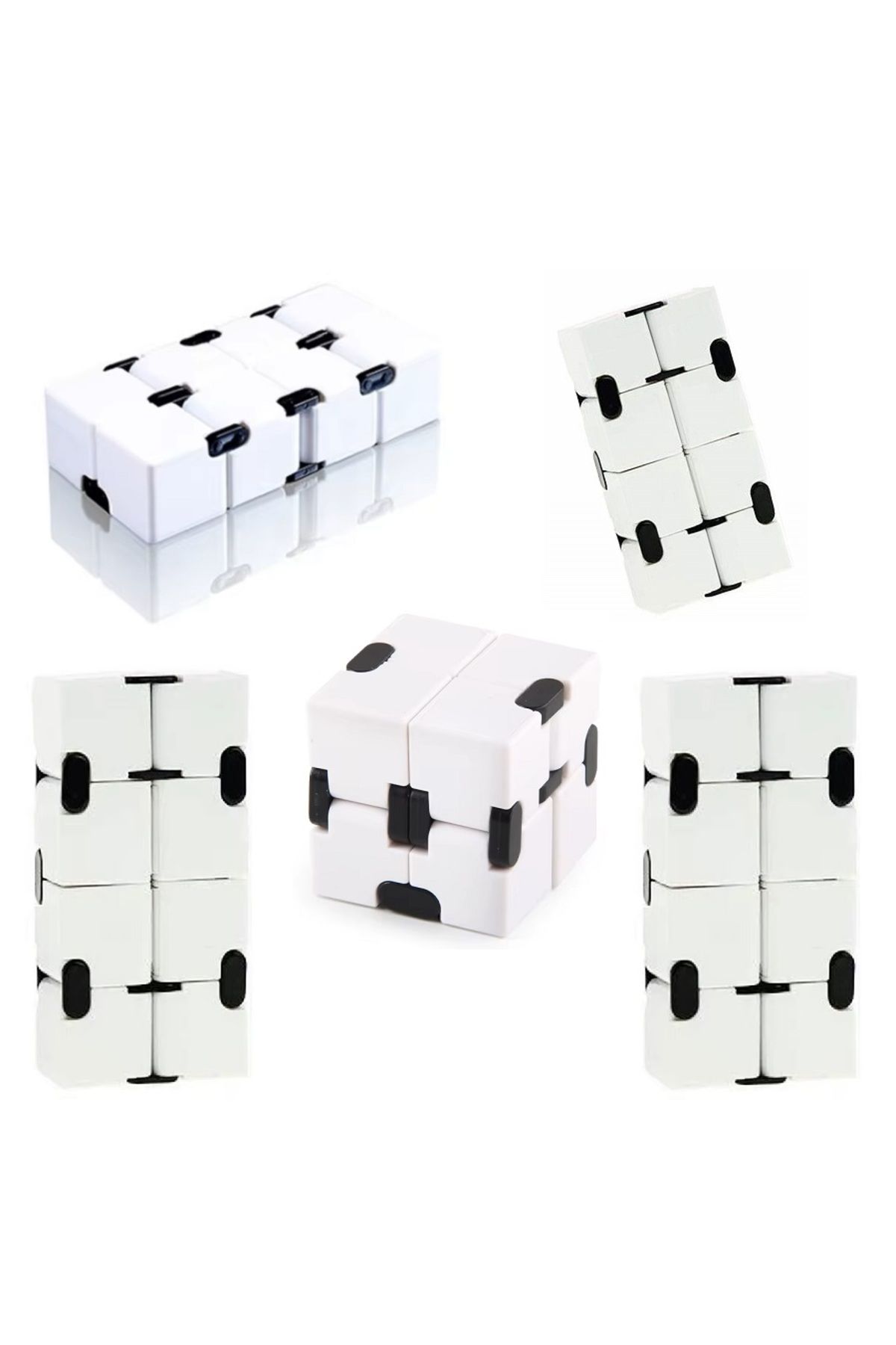 Kuzey YÜKSEK KALİTE WHİTE INFINITY CUBE İNFİNİTİ BEYAZ ZEKA KÜPÜ SONSUZ ZEKA KÜPÜ YENİ NESİL AKIL OYUNLARI