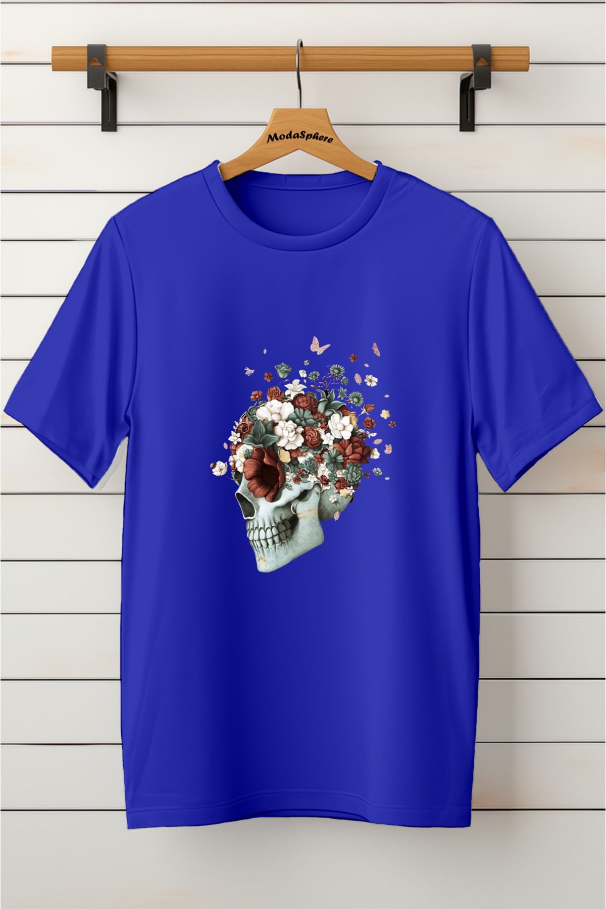 ModaSphere Baskılı Unisex Oversize Tişört Battal Boy