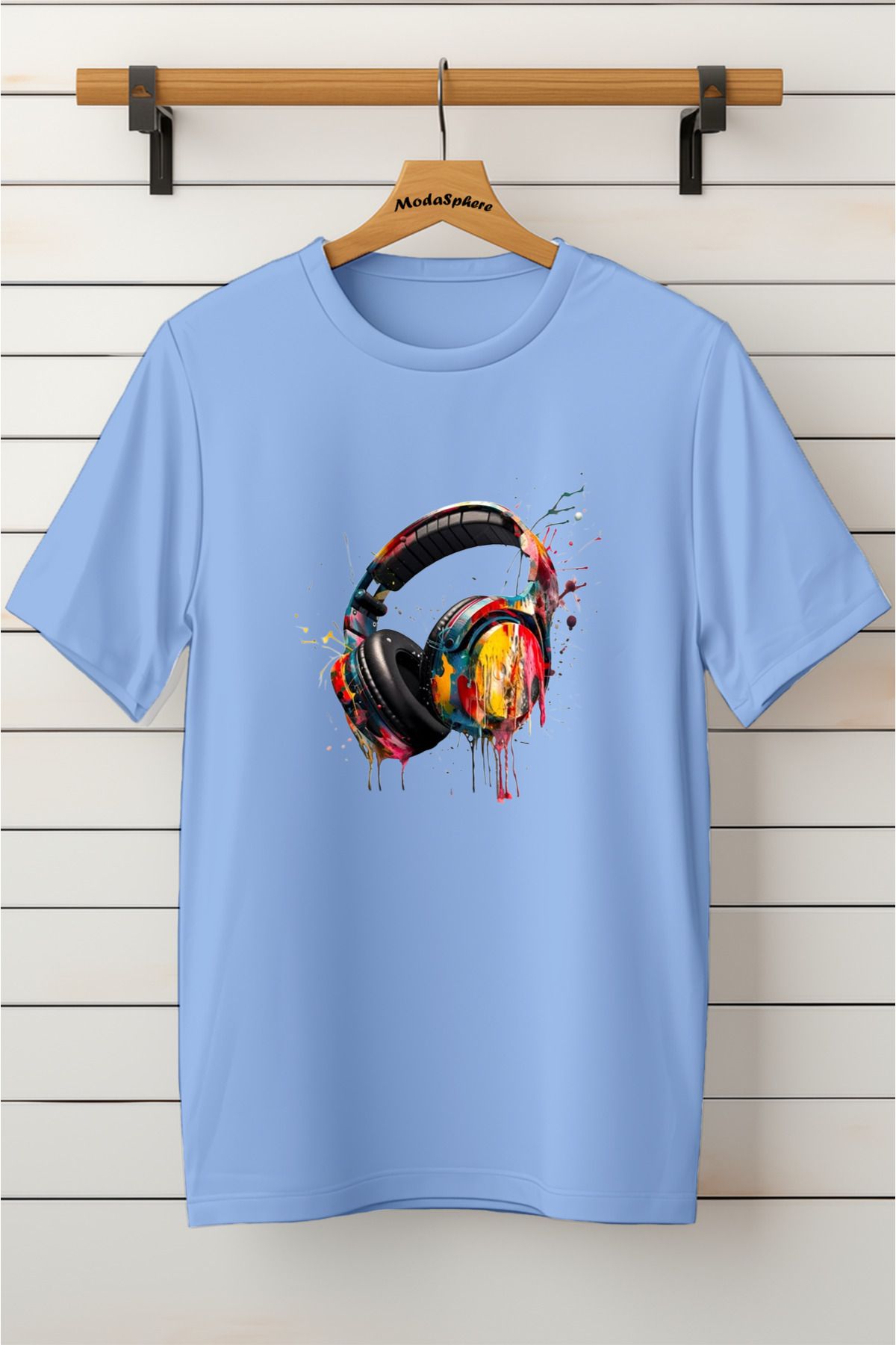 ModaSphere Baskılı Unisex Oversize Tişört