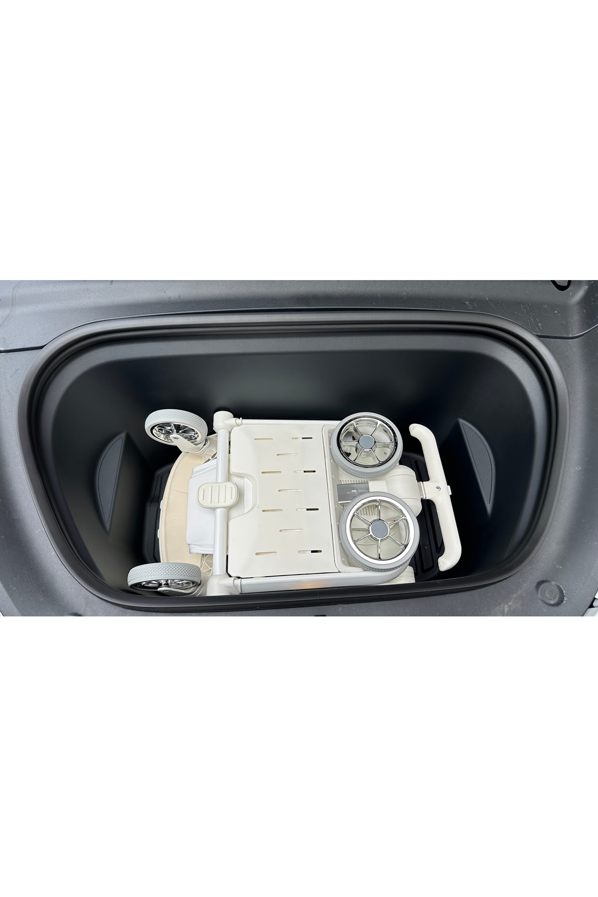 QPLAY Qbook 360 Derece Dönebilen Çift Taraflı Kabin Boy Bebek Arabası-Çanta Hediyeli Tesla Model Y Uyumlu fotoğrafı 7 (önizleme)