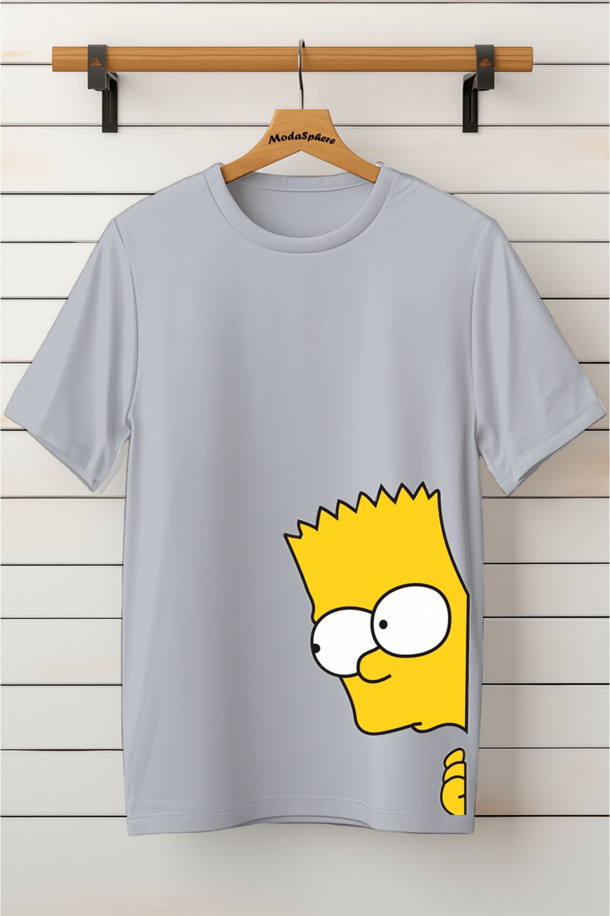 ModaSphere Baskılı Unisex Oversize Tişört
