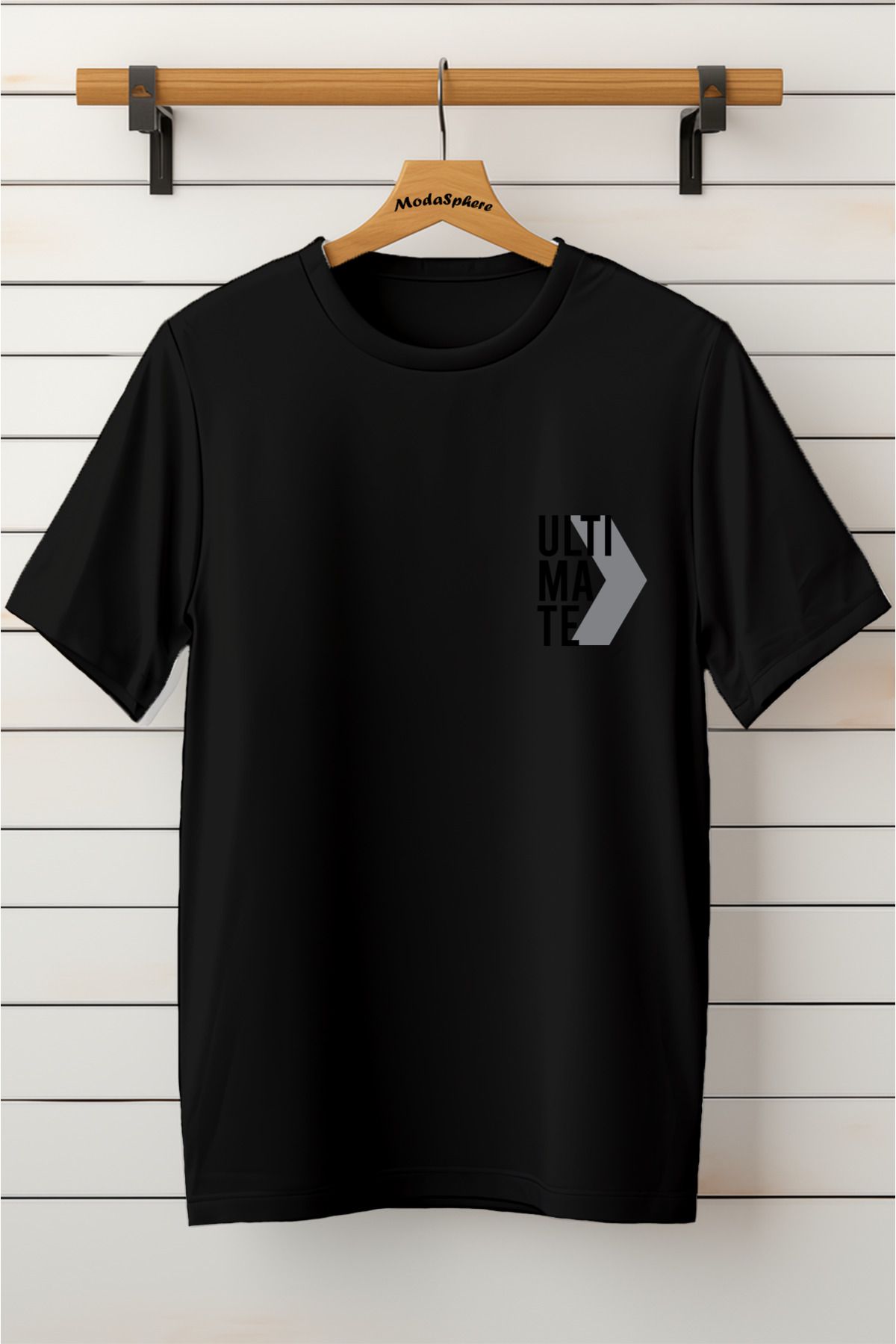 ModaSphere Baskılı Unisex Oversize Tişört Battal Boy