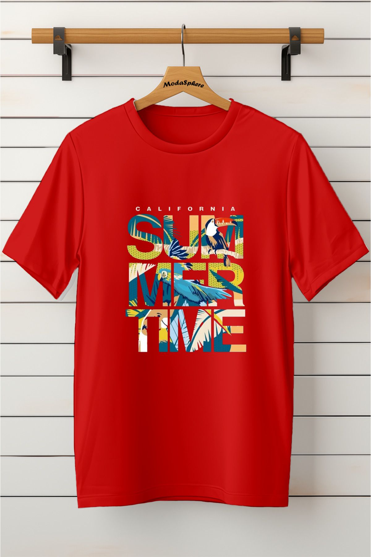 ModaSphere Baskılı Unisex Oversize Tişört Battal Boy