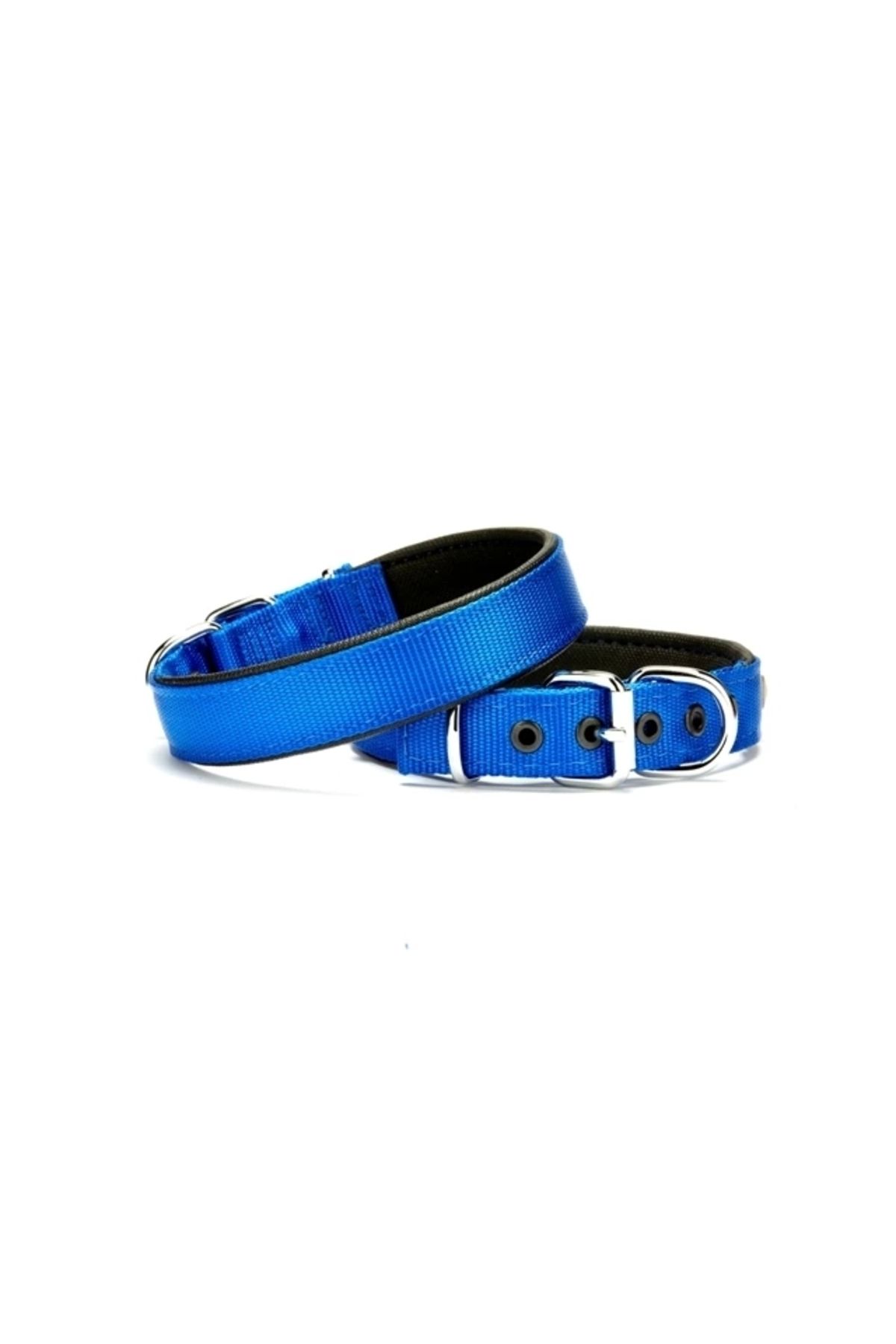 DOGGİ Doggie Softlu Dokuma Köpek Tasması 2,5 cm x 50 cm Mavi