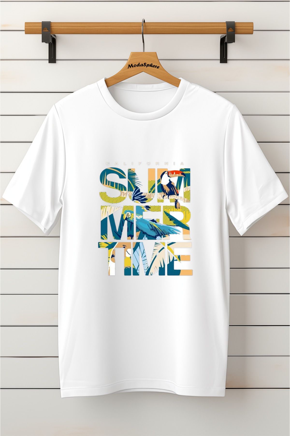 ModaSphere Baskılı Unisex Oversize Tişört