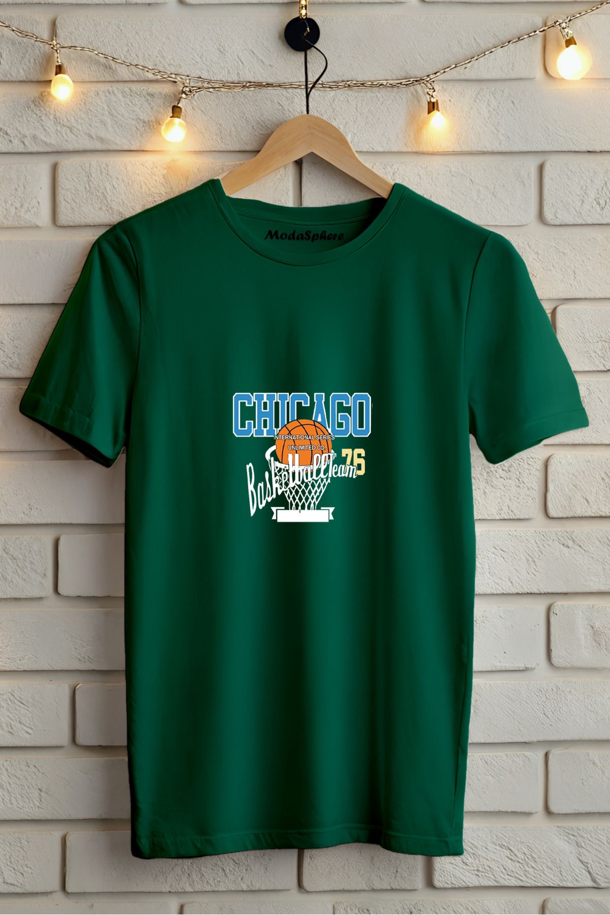 ModaSphere Baskılı Unisex Oversize Tişört Battal Boy