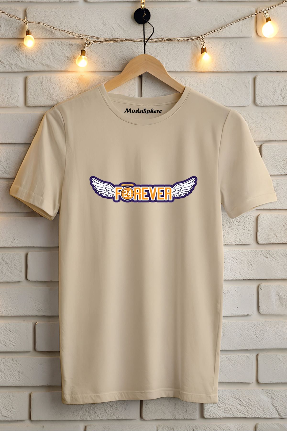 ModaSphere Baskılı Unisex Oversize Tişört Battal Boy