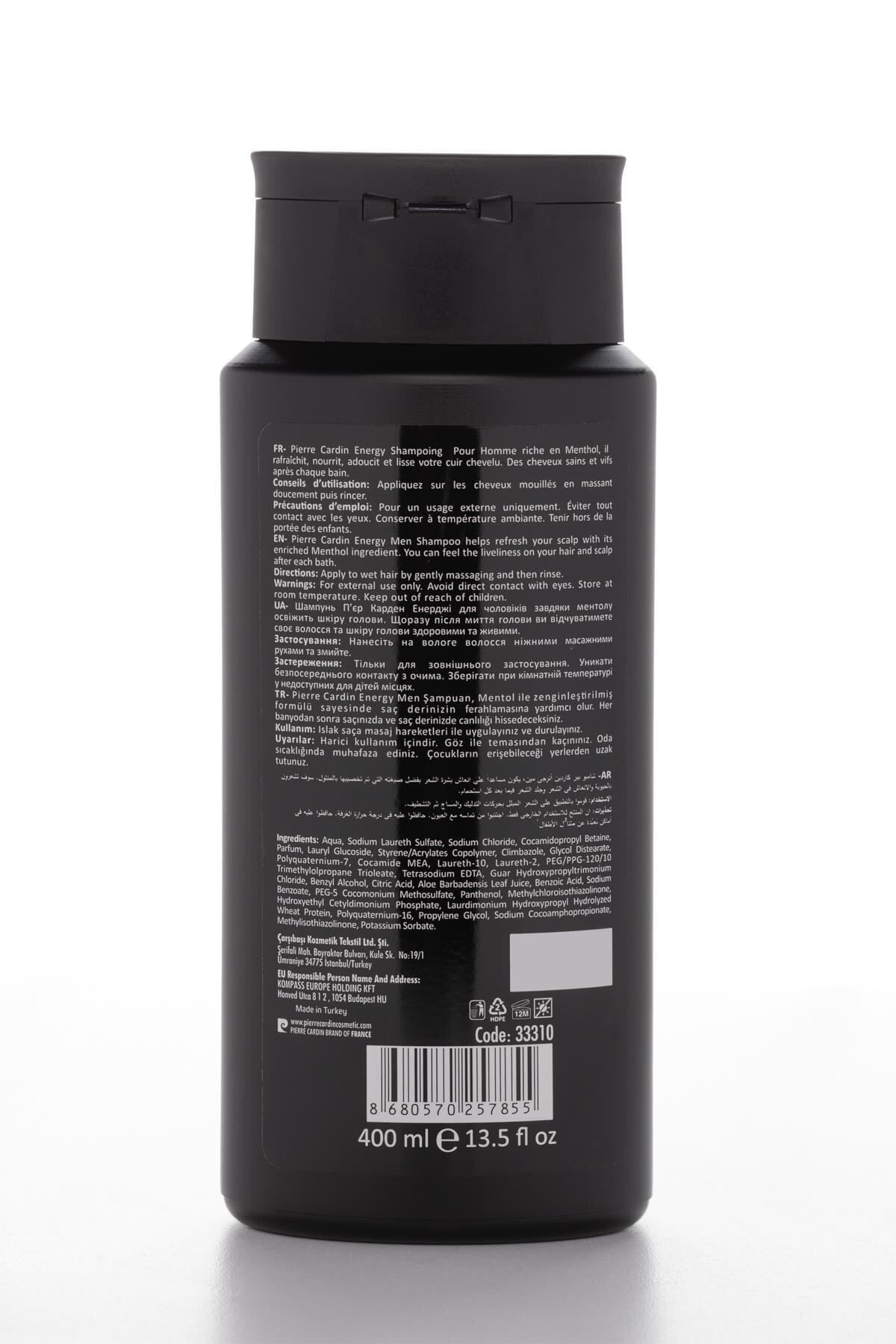 Pierre Cardin-Shampoo 400 ml Energy Shampoo 2