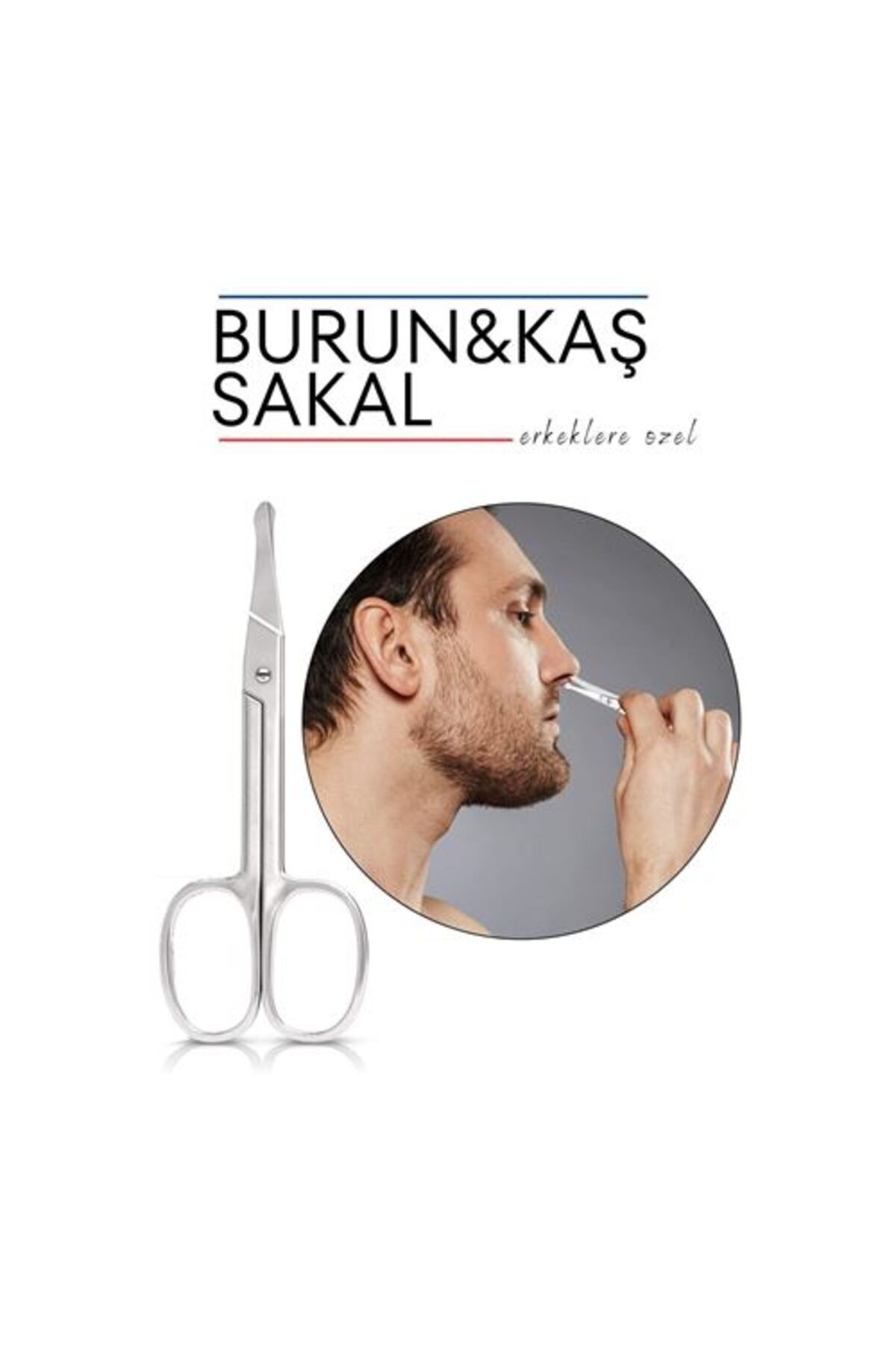 pazarella Burun Makası Güvenli Uçlu Solingen Profesyonel