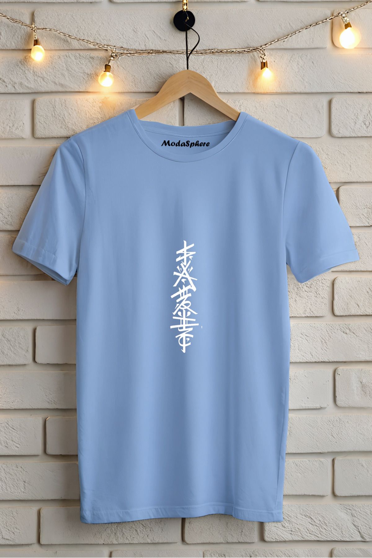 ModaSphere Baskılı Unisex Oversize Tişört